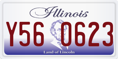 IL license plate Y560623
