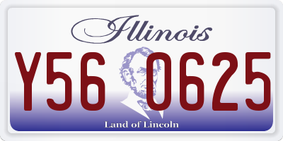IL license plate Y560625
