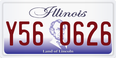 IL license plate Y560626