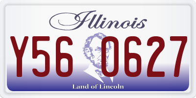 IL license plate Y560627