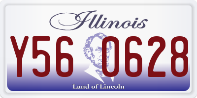 IL license plate Y560628