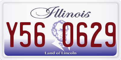 IL license plate Y560629