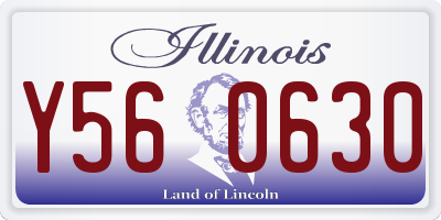 IL license plate Y560630