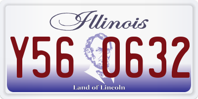 IL license plate Y560632
