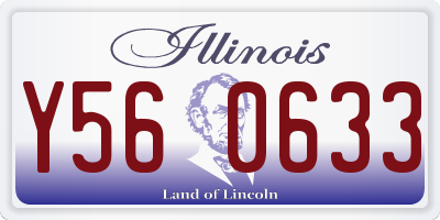 IL license plate Y560633