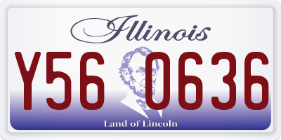 IL license plate Y560636