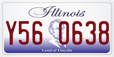 IL license plate Y560638