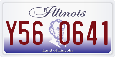 IL license plate Y560641