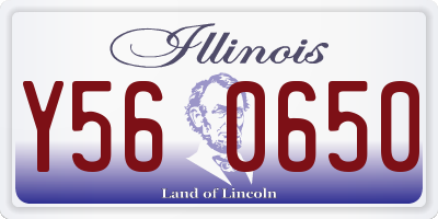 IL license plate Y560650