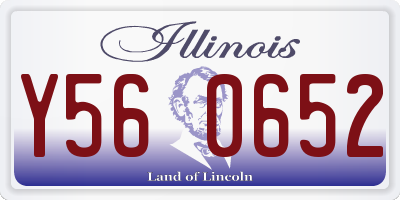 IL license plate Y560652