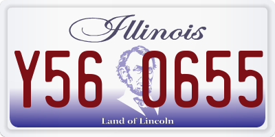 IL license plate Y560655