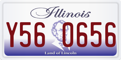 IL license plate Y560656