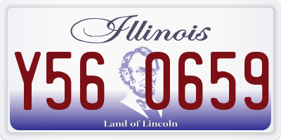 IL license plate Y560659
