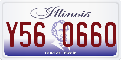 IL license plate Y560660