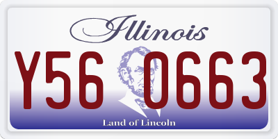 IL license plate Y560663
