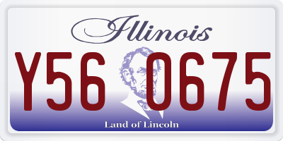 IL license plate Y560675