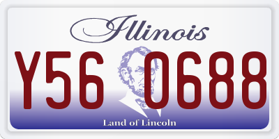 IL license plate Y560688