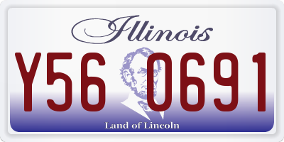 IL license plate Y560691