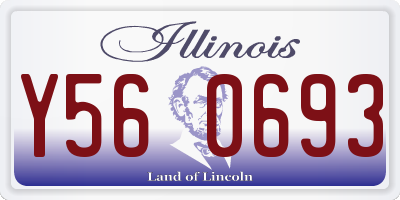 IL license plate Y560693