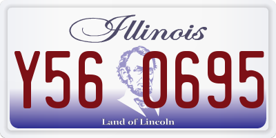 IL license plate Y560695