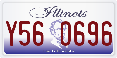 IL license plate Y560696