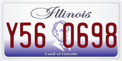 IL license plate Y560698