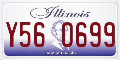 IL license plate Y560699