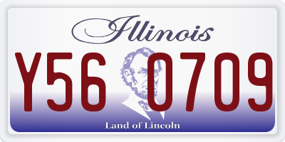 IL license plate Y560709