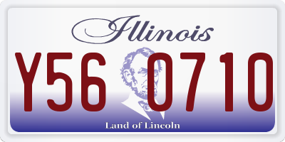 IL license plate Y560710