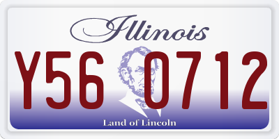IL license plate Y560712
