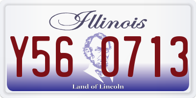 IL license plate Y560713