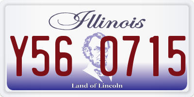 IL license plate Y560715