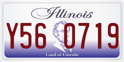 IL license plate Y560719
