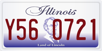IL license plate Y560721