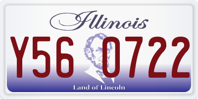 IL license plate Y560722