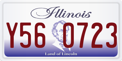 IL license plate Y560723