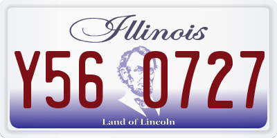 IL license plate Y560727