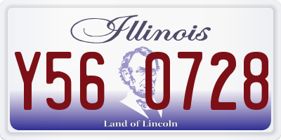 IL license plate Y560728
