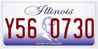 IL license plate Y560730