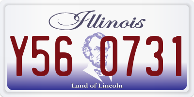IL license plate Y560731