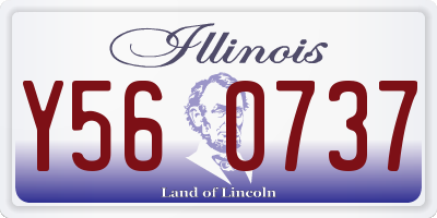 IL license plate Y560737