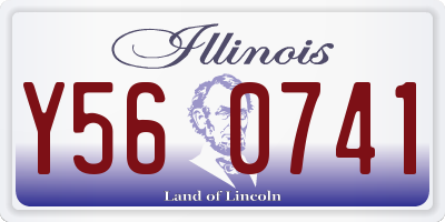 IL license plate Y560741