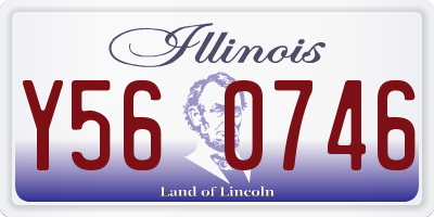 IL license plate Y560746