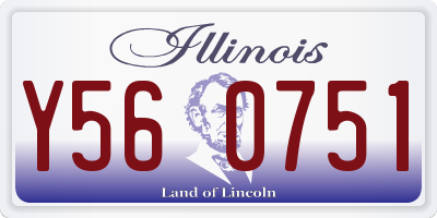 IL license plate Y560751