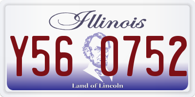 IL license plate Y560752