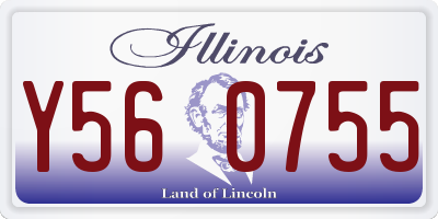 IL license plate Y560755
