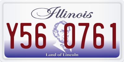 IL license plate Y560761