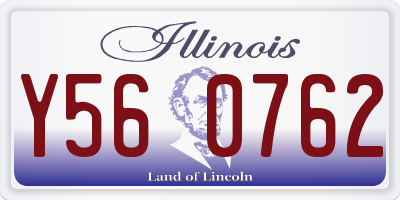 IL license plate Y560762