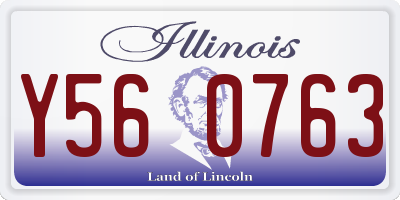 IL license plate Y560763