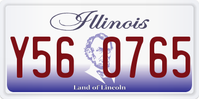 IL license plate Y560765
